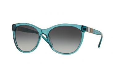 Image of Burberry BE4199 Progressive Prescription Sunglasses BE4199-35428G-58 - Lens Diameter 58 mm, Frame Color Green