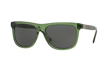 Image of Burberry BE4201 Single Vision Prescription Sunglasses BE4201-354587-58 - Lens Diameter 58 mm, Frame Color Green