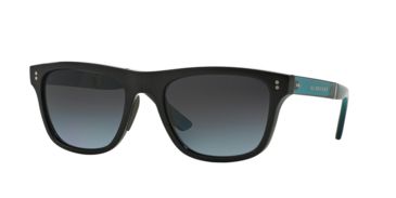 Image of Burberry BE4204 Single Vision Prescription Sunglasses BE4204-3540K4-55 - Lens Diameter 55 mm, Frame Color Black