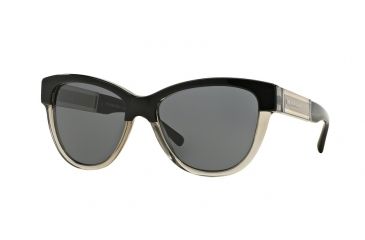 Image of Burberry BE4206 Single Vision Prescription Sunglasses BE4206-355887-55 - Lens Diameter 55 mm, Frame Color Top Black On Grey
