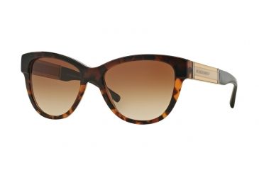 Image of Burberry BE4206 Single Vision Prescription Sunglasses BE4206-355913-55 - Lens Diameter 55 mm, Frame Color Top Dk Havana/light Havana