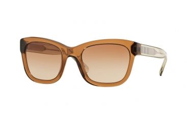 Image of Burberry BE4209 Progressive Prescription Sunglasses BE4209-356413-52 - Lens Diameter 52 mm, Frame Color Brown