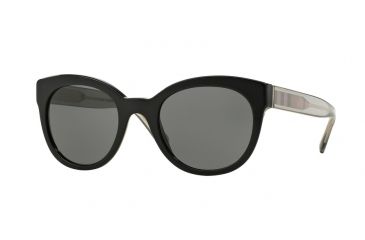 Image of Burberry BE4210 Progressive Prescription Sunglasses BE4210-300187-52 - Lens Diameter 52 mm, Frame Color Black