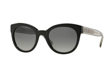 Image of Burberry BE4210 Progressive Prescription Sunglasses BE4210-3001T3-52 - Lens Diameter 52 mm, Frame Color Black