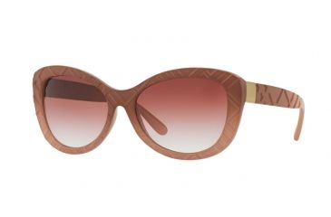 Image of Burberry BE4217 Progressive Prescription Sunglasses BE4217-35828H-56 - Lens Diameter 56 mm, Frame Color Matte Gradient Pink