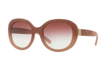 Image of Burberry BE4218 Sunglasses 35828H-56 - Matte Gradient Pink Frame, Violet Gradient Lenses