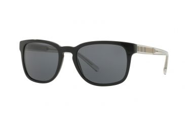 Image of Burberry BE4222F Progressive Prescription Sunglasses BE4222F-300187-55 - Lens Diameter 55 mm, Frame Color Black