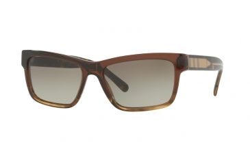 Image of Burberry BE4225F Bifocal Prescription Sunglasses BE4225F-35988E-57 - Lens Diameter 57 mm, Frame Color Brown Gradient Striped