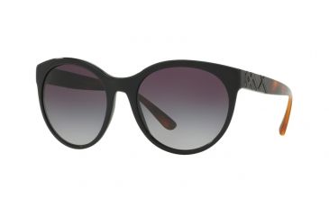 Image of Burberry BE4236F Single Vision Prescription Sunglasses BE4236F-30018G-56 - Lens Diameter 56 mm, Frame Color Black