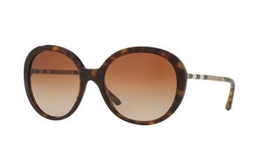 Image of Burberry BE4239Q Single Vision Prescription Sunglasses BE4239Q-300213-57 - Lens Diameter 57 mm, Frame Color Dark Havana