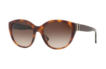 Image of Burberry BE4242F Single Vision Prescription Sunglasses BE4242F-363413-55 - Lens Diameter 55 mm, Frame Color Light Havana