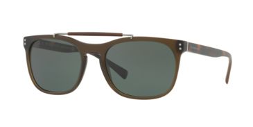 Image of Burberry BE4244F Single Vision Prescription Sunglasses BE4244F-361671-56 - Lens Diameter 56 mm, Frame Color Matte Green