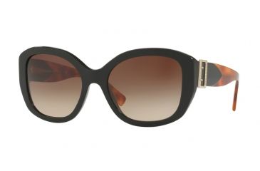 Image of Burberry BE4248 Single Vision Prescription Sunglasses BE4248-363713-57 - Lens Diameter 57 mm, Frame Color Black