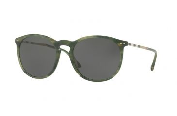 Image of Burberry BE4250Q Single Vision Prescription Sunglasses BE4250Q-365987-54 - Lens Diameter 54 mm, Frame Color Striped Green
