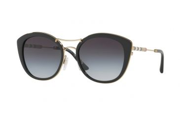 Image of Burberry BE4251Q Bifocal Prescription Sunglasses BE4251Q-30018G-53 - Lens Diameter 53 mm, Frame Color Black