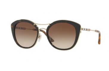 Image of Burberry BE4251Q Bifocal Prescription Sunglasses BE4251Q-300213-53 - Lens Diameter 53 mm, Frame Color Dark Havana