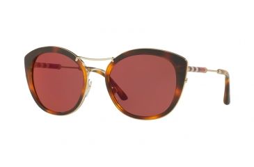 Image of Burberry BE4251Q Bifocal Prescription Sunglasses BE4251Q-3316D0-53 - Lens Diameter 53 mm, Frame Color Light Havana