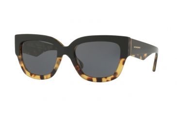 Image of Burberry BE4252F Single Vision Prescription Sunglasses BE4252F-364987-55 - Lens Diameter 55 mm, Frame Color Top Black On Havana