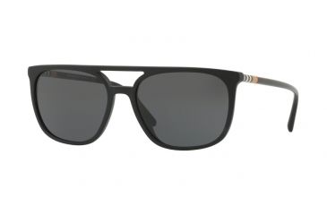 Image of Burberry BE4257 Progressive Prescription Sunglasses BE4257-346487-57 - Lens Diameter 57 mm, Frame Color Matte Black
