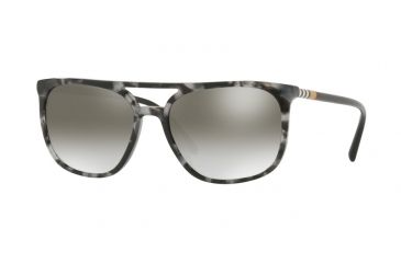 Image of Burberry BE4257 Progressive Prescription Sunglasses BE4257-35336I-57 - Lens Diameter 57 mm, Frame Color Grey Havana