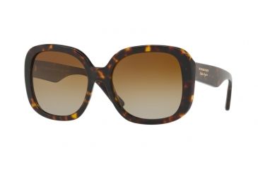 Image of Burberry BE4259 Single Vision Prescription Sunglasses, 56mm, Dark Havana, BE4259-3002T5-56-SV