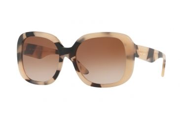Image of Burberry BE4259 Single Vision Prescription Sunglasses BE4259-350113-56 - Lens Diameter 56 mm, Frame Color Light Horn