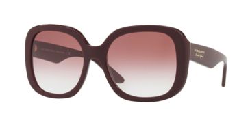 Image of Burberry BE4259 Single Vision Prescription Sunglasses BE4259-36878D-56 - Lens Diameter 56 mm, Frame Color Bordeaux