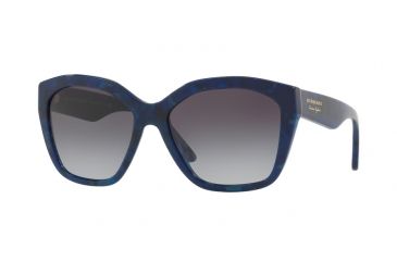 Image of Burberry BE4261 Bifocal Prescription Sunglasses BE4261-36868G-57 - Lens Diameter 57 mm, Frame Color Blue Havana