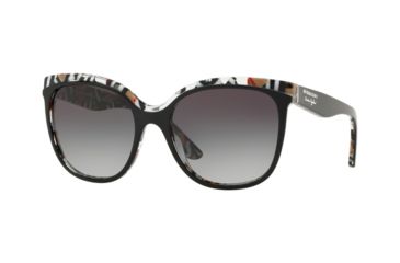 Image of Burberry BE4270 Bifocal Prescription Sunglasses, 55mm, Top Black On Check, BE4270-37298G-55-BI