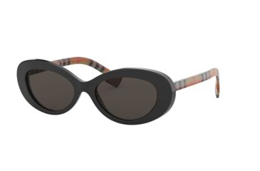 Image of Burberry BE4278 Bifocal Prescription Sunglasses, 54mm, Black, BE4278-3757-3-54-BI