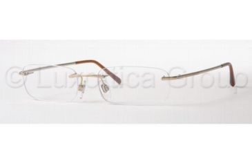 Image of Burberry BE1002 SV Prescription Eyeglasses Burberry Gold Frame w/ 51 mm Diameter Lenses, 1002-5117