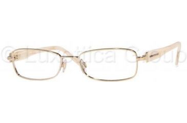 Image of Burberry Eyeglasses BE1066 with Lined Bifocal Rx Prescription Lenses 1002-5017 - Burberry Gold 