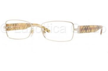 Image of Burberry Eyeglasses BE1168 with Lined Bifocal Rx Prescription Lenses 1126-5317 - Pale Gold 
