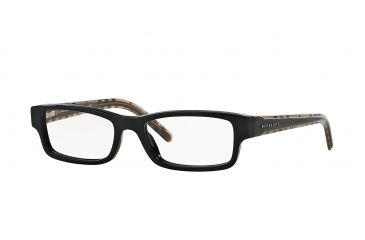 Image of Burberry Eyeglasses BE2066 with Lined Bifocal Rx Prescription Lenses 3177-5200 - Black Frame