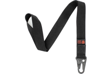 Image of Burn Proof Gear Snap Hook Lanyard, Black, 18x1, BPG-SHL-BLK