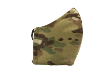 Image of Burn Proof Gear Milspec Antimicrobial Washable Face Mask with Replaceable Filter, Multicam, One Size Fits All, BPG-FM-MC