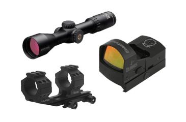 Image of Burris 1.5x-6x40mm Xtreme Tactical Rifle Scope &amp; Burris FastFire III Red Dot w/ Picatinny Mount and 3 MOA reticle &amp; 30mm Burris AR-PEPR Picatinny Tactical Rifle Scope Rings with Mount