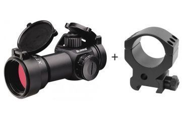 Image of Burris 300205 XTS-135 1X-30mm Xtreme Tactical SpeedDot Sight w/ Burris Xtreme Tactical Picatinny Rail 30mm Rifle Scope Ring, Single, High 3/4in 420165