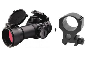 Image of Burris 300205 XTS-135 1X-30mm Xtreme Tactical SpeedDot Sight w/ Burris Xtreme Tactical Picatinny Rail 30mm Rifle Scope Ring, Single, Extra High 1in 420167