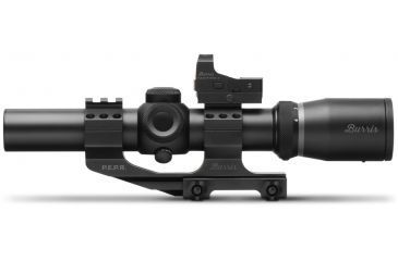Image of Burris Fullfield TAC30 Riflescope, 1-4x24mm30 mm Tube, Second Focal Plane, Ballistic CQ Reticle, Black, w/ Fastfire III, AR-PEPR Mount, 200433-FF