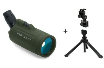 Image of Burris 25-75x70mm Xtreme Tactical Spotting Scope w/ Burris 300141 Spotting Scope Micro-Adjust Tripod &amp; Window Mount