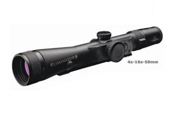 Image of Burris Eliminator III LaserScope 4-16x50 mm Rifle Scope, 1 in Tube, Second Focal Plane, Black, Matte, Redx96 Reticle, MOA Adjustment, 200116