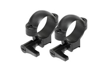 Image of Burris Rimfire/Airgun Deluxe Steel Quick Detach .22 Rings - Medium, Matte Black 420068