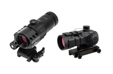 Image of Burris AR-Tripler w/ AR Pivot Ring Mount &amp; Burris AR-132 Tactical 4 MOA Reticle Red Dot Sight