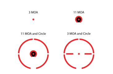 Image of Burris FastFire 4 Reflex Red Dot Sight, Circle Dot Reticle, Black, 300259
