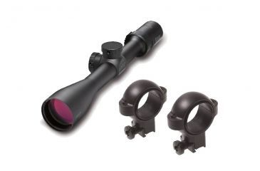 Image of Burris MSR .22 LR 3-9x40mm Tactical Rifle Scope &amp; Medium Height Burris Signature 1 inch Rings for .22 grooved receivers