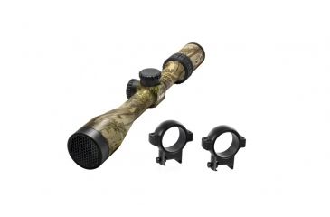 Image of Burris Predator Quest Camo 3-9x40mm Rifle Scope &amp; Medium Zee 1in Steel Rifle Scope Rings