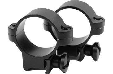 Image of Burris Rimfire Airgun Aluminum 22 Rings - Medium, Gloss Black 420071