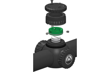 Image of Burris Synergy Advanced Exposed Knob, Black, 626402