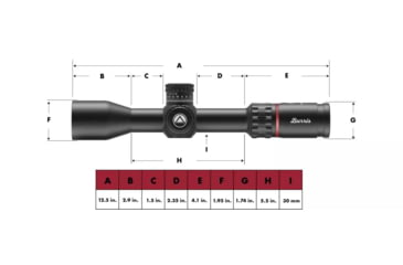 Image of Burris Veracity PH 2.5-12x42mm Riflecope, 30mm, First Focal Plane, 3P Wind MOA Reticle, Black, 200201